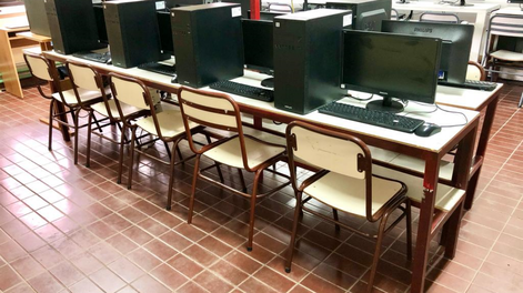 Sala de informática.