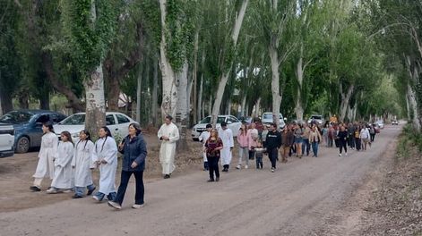 Las ochenta familias de El Ramblón hicieron una procesión y celebraron su primera fiesta patronal, con el Cura Brochero como patrono.&nbsp;